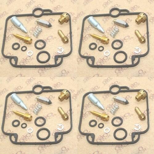 4set For GSX400V Impulso GK79A 1997 GSX400 V Seal Main Slow Jets Air Mixture Screws Carburetor repair kit