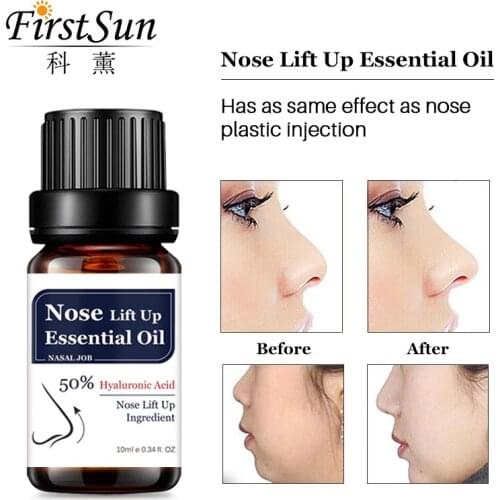 4pcs/lot No Pain Nose Up Lifting Essence Oil Nose Shape Corrector Shaper Lifting Nosal Bone Remodeling Serum Lifter Nose Lift