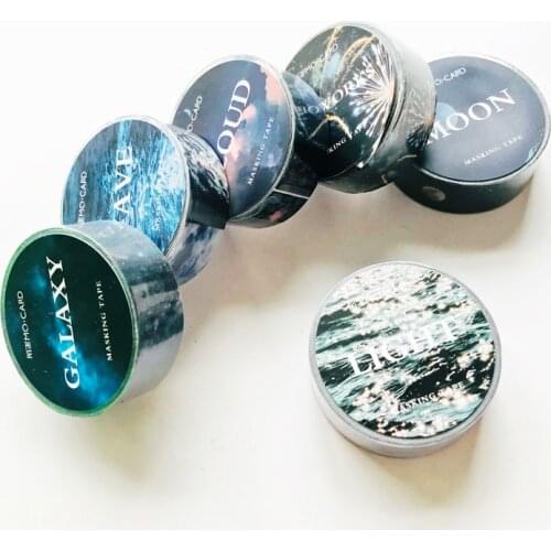 3 Meters Sky Ocean DIY Decorative Tape Stickers Album Hand Account Stick Label
