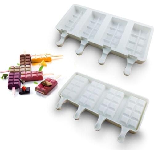 Lattice Shape DIY Ice Cream Silicone Mold Maker Mould Cake Decor Tool