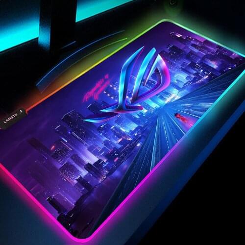 ASUS Gaming Setup Mouse Pad RGB Gamer Computer ROG Mousepad RGB Backlit Mause Pad Large Mousepad for Desk Keyboard LED Mice Mat