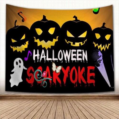 Beautiful Halloween Party Tapestry Wall Hanging Wall Fabric Tapestry Art Home Decoration Sleeping Pad Wall Carpets Dorm Decor