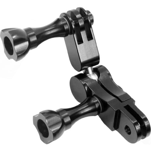 BGNing Aluminium 360 Degree Swivel Rotating Tripod Mount Adapter Head Pivot Arm Connector For GoPro 8 7 6 5 SJCAM Action Camera