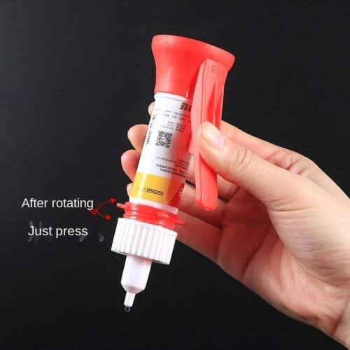 Multipurpose Super Fast Dry Liquid Trnsparent Glue 20ml Strong Adhesive with 3 Needles for Metal Glass Acrylic Tool Accessories