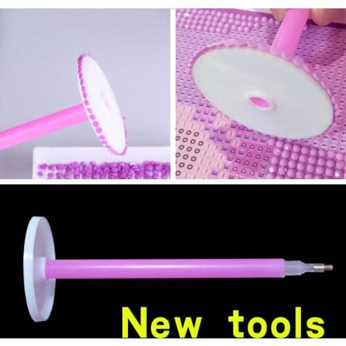 New Arrival Full Square Round Diamond Painting Pen Useful Wheel Diamond Painting Tools Point Pen Diy Crystal Picking Up Wheels