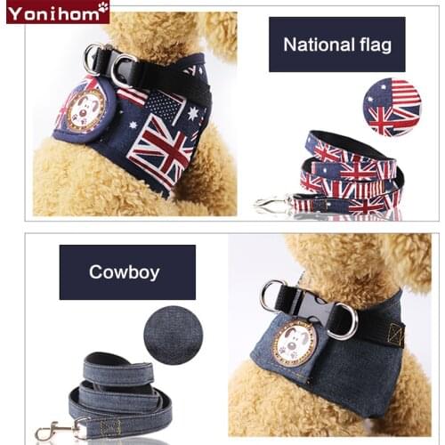 Dog Collar and Leash Set Collar Perro Dog Harness and Leash Set Leash for Dog Harness Vest Chihuahua Adjustable Leash for Cats