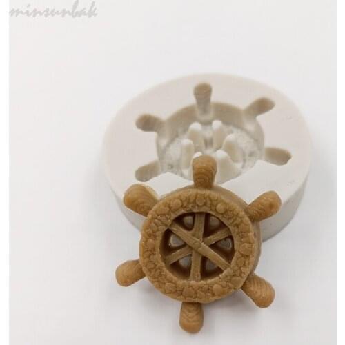 Minsunbak Rudder Silicone Mold Chocolate Cake Decorating Tool Biscuit Candy Baking Accessories