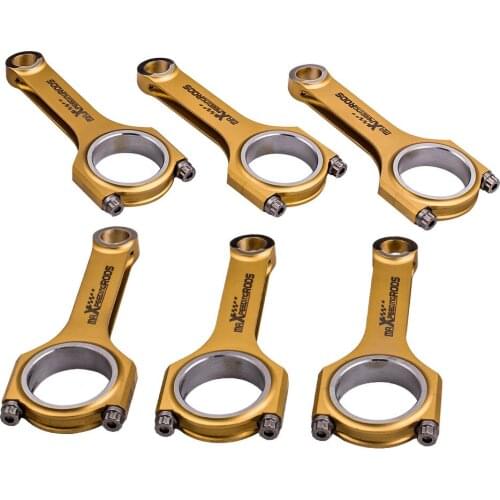 Titanizing Connecting Rods Conrods Con Rod For Audi 3.0L TFSI Supercharged DOHC V-6 For Volkswagen 3.0 DOHC V6 TDI Engine 800hp