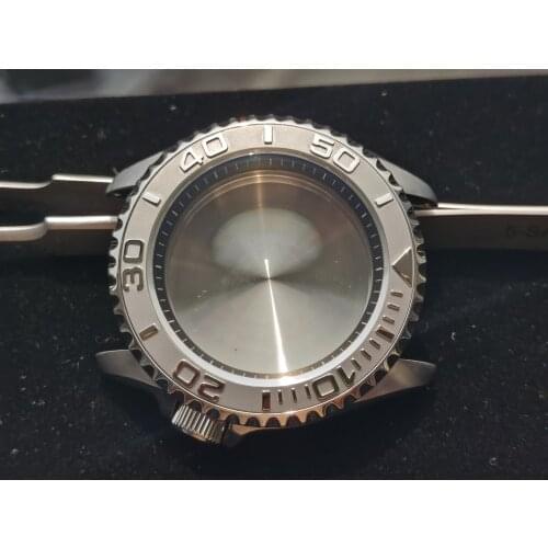 Watch Parts Sapphire Crystal SKX007 Watch Case Yacht Bezel Insert Suitable for NH35/36 Automatic Movement