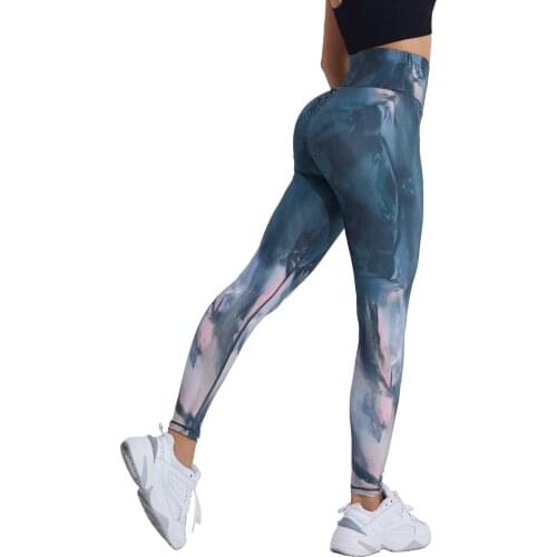 Positioning Print Women Yoga Pants Push Up Leggings Fitness Sport Running Yoga High Waist Gym Workout Leggings
