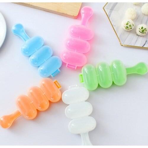 1pcs Cute Mini Rice Vegetable Roll Shaker Mold DIY Meat Ball Maker Sushi Onigiri Tool Kitchen Gadgets