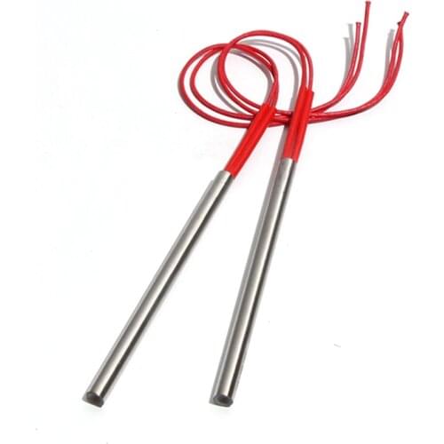 10PCS 10.5mm 190~220mm 201 Stainless Steel Electric Mould Cartridge Heater 500W/520W/550W/580W Cylindrical Heating Tube