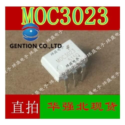 10PCS Decoupling MOC3023M photoelectric coupler DIP-6 MOC3023 densities in stock 100% new and original