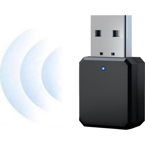 KN330 2 in 1 Car Bluetooth 5.0+EDR Audio Receiver Transmitter 3D Stereo Music Adapter For TV PC Car Kit Wireless Adapter