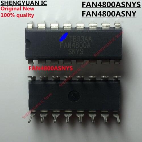 5pcs/lot FAN4800ASNYS FAN4800ASNY DIP-16 FAN4800A PFC/PWM Controller Combination 100% new imported original 100% quality