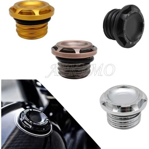 Retro Motorcycle Accessories Fuel Gas Tank Cover Oil Cap Fit For Harley Sportster Dyna Touring Softail XL 883 1200