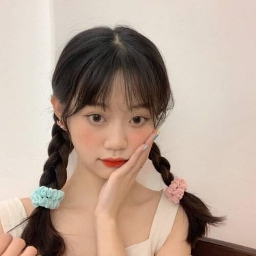 Korea Hair Accessories Scrunchies Rubber Band Candy Color Soft Hair Ties Rope Elastic Hair Bands Hair Ring Hair Accessories