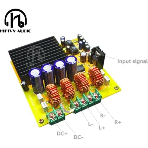 HIFivv audio amplifier 2.0 Channel 300W + 300W TAS5630 Digital hifi power amplifier Board home audio board