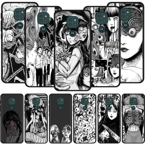Phone Case for Motorola G9 Play One Fusion Plus G8 Power Lite Cover For Moto Hype G Stylus E6s Funda Junji Ito