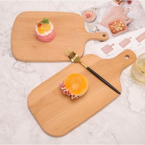 Wood Pizza Paddle Spatula Pizza Shovel Kitchen Peel Cutting Board with Handle Pizza Tray Plate Bakeware Pastry Tools Accessories