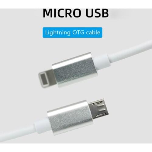 Lightning to Andriod Cable for microphone electronic piano Adapter for iPhone XR X 8 7 6 ipad ios13 14 male micro usb Conveter