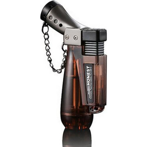 Compact Jet Butane Lighter Torch Gas Cigarette 1300 C Fire Windproof Spray Gun Lighter Pipe Cigar Turbo Lighter No Gas