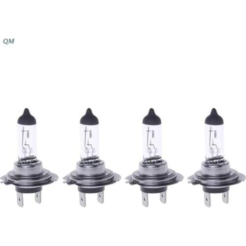 4PC H7 55w 12v Halogen Bulb 4000k H7 px26d 55w Fog Lamp Parking Clear Light Car Styling Light Source Auto 13MF