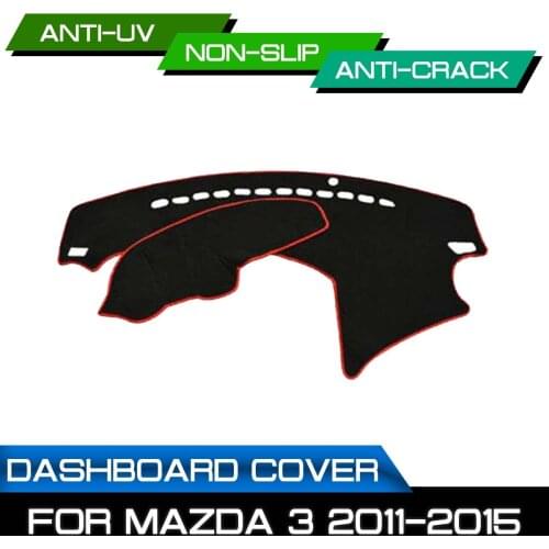 Car Dashboard Mat for Mazda 3 2011 2012 2013 2014 2015 Anti-dirty Non-slip Dash Cover Mat UV Protection Shade