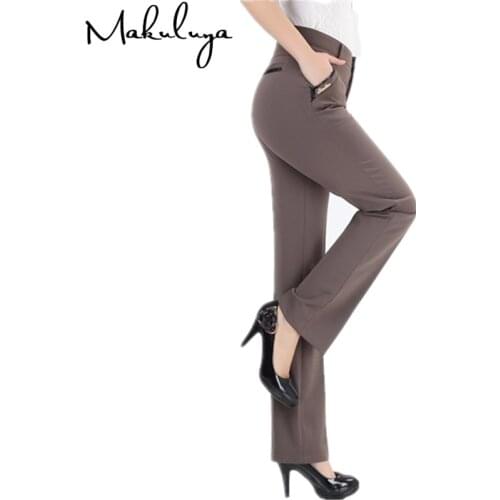 Женские деловые брюки Makuluya China At AliExpress