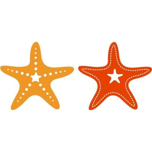 Metal starfish paper die cutting dies for Scrapbooking/DIY Easter wedding Halloween Easter card