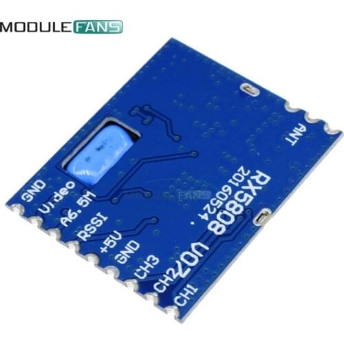 FPV 5.8G Wireless Audio Video Receiver Module for Boscam RX5808 Frequency Phase Lock Analog AV Signal Output 3.5V 170mA Board