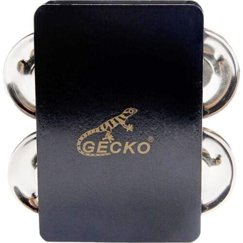 New GECKO GK04-TAP Cajon Box Drum Bell Companion Accessory 4-Bell for Hand Percussion Instruments Accessories