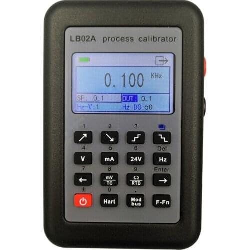 New Precision Multifunction LB02A Process Calibrator Signal Generator PT100 4-20mA Loop 0-10V Frequency Temperature Calibrator