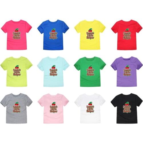 Baby boy clothes girls summer tops merry christmas girls summer short sleeve t shirts kids cotton tops t shirt