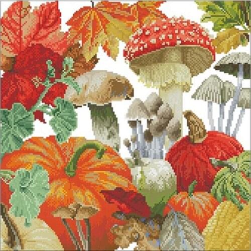 Autumn harvest Patterns Counted Cross Stitch 11CT 14CT 18CT DIY Chinese Cross Stitch Kits Embroidery Needlework Sets home decor