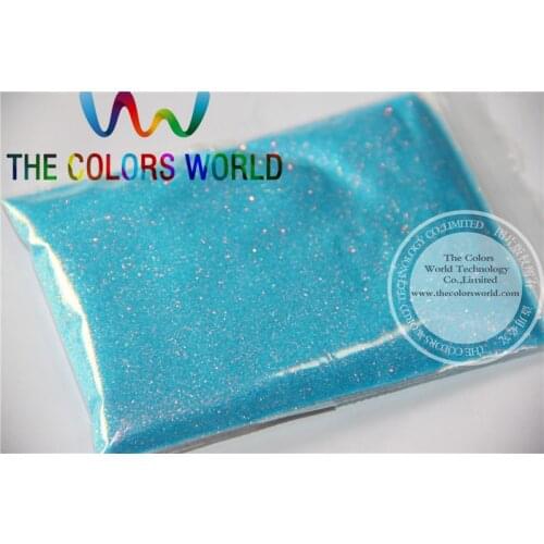 TCR37 0.2mm Iridescent Bullion Blue Color Glitter Powder for nail,tatto art decoration DIY powder