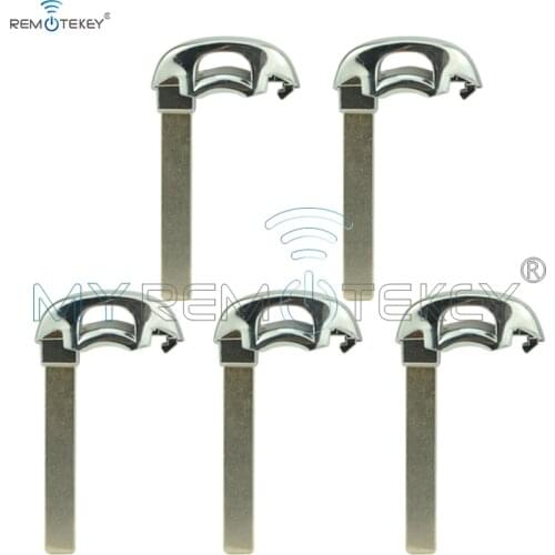 Remtekey 5pcs New Uncut Smart Remote PROX Emergency Key Insert for Chevrolet HYQ4AA HU100 13590048 HYQ4EA