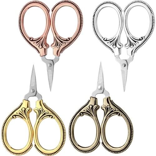 SHWAKK Embroidery Scissors Stainless Steel Sharp Stork Scissors Handicraft Household Embroidery Fabric Cut Sewing Tool