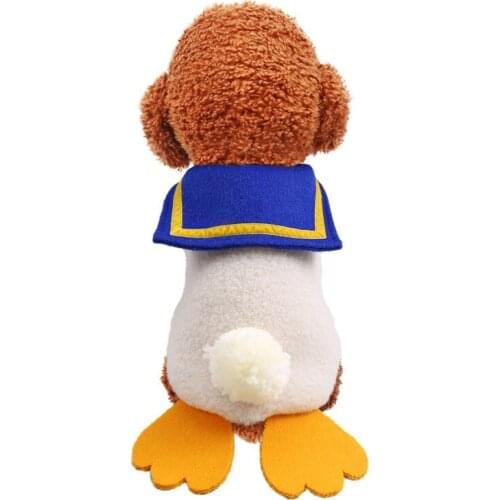 Pet Dog Duck Vest Jacket Pet Clothing Fat Duck Vest Warm Body Teddy Vest Jacket Dog Cat Autumn Winter