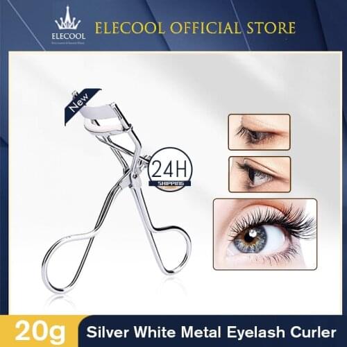 Best Selling 1pc Proffessional Handle Stainless Steel Eyelashes Curler with PVC Silicone Pads Beauty Makeup Tools Accessories