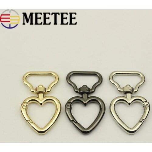 5/10pcs 19mm Strap Buckles Metal for Bag Spring Hooks Hanger Keyring Dog Collar Webbing Swivel Trigger Clasp DIY Leather Crafts