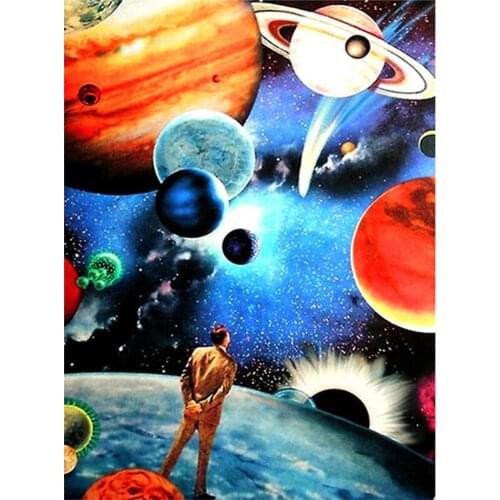 5D DIY full round diamond painting mosaic universe wonder diamond rhinestone embroidery cross stitch home decoration gift