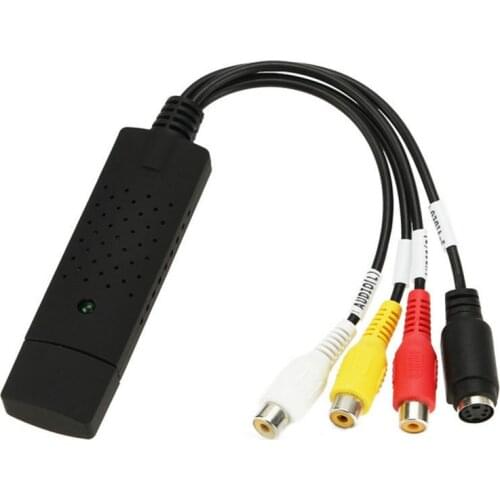 USB2.0 Audio Video Capture Card Adapter Easy to cap for NTSC/PAL VHS To DVD Video Signal Converter For Win7/8/XP/Vista 4.8