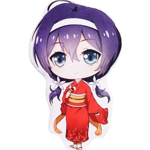 Anime Bungou Stray Dogs Cartoon Short Stuffed Dolls Nakajima Atsushi Osamu Dazai Edogawa Ranpo Cushion Plush Pillow Toys Gift