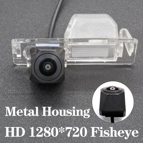 HD 1280*720 Fisheye Metal Housing Car Rear View Camera For Opel Mokka/Vauxhall Mokka/Buick Encore 2012-2019 GMC Terrain 2010-16