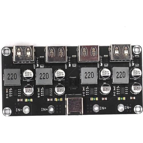 12V 24V to QC3.0 Fast Quick Charger Circuit Board USB Buck Converter Charging DC Step Down Module for Mobile Phone