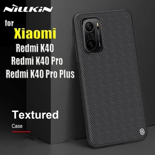 Nillkin Case for Xiaomi Redmi K40 Pro Plus 5G CasesTextured Nylon Fiber Durable Non-slip Back Cover on Redmi K40 Pro+ Funda