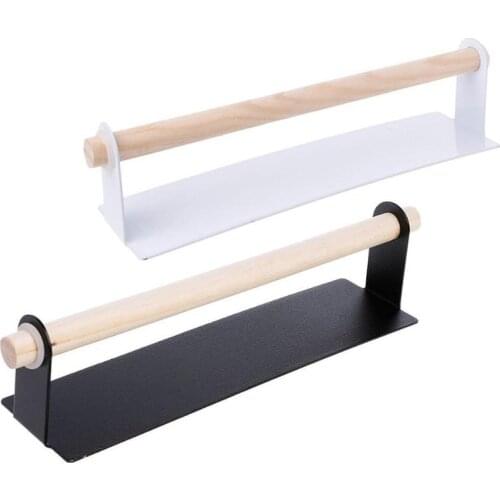 Kitchen Adhesive Roll Paper Holder New and High Quality Simple and Generous Bathroom Toilet Towel Tissue Hanger Rack 26x6cm