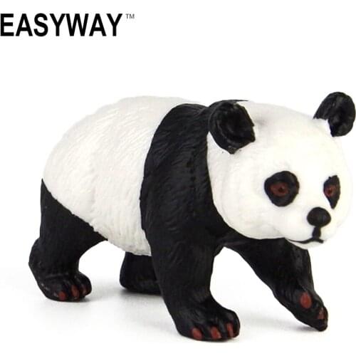 Mr.Froger Giant Panda Model Toy Wild Animals Toys Set Zoo plastic Solid Toys Children Animal Cute Dark Circles Bear Chinese nati