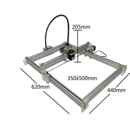 DIY 15000mw 15w large engrave carve machine 350*500mm mini compact engraving carving machine laser printer brands advanced toys